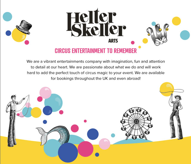 Helter Skelter Arts Website